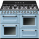 SMEG Cocina horno eléctrico  TR4110AZ, Más de 4 zonas, Azul Clase A